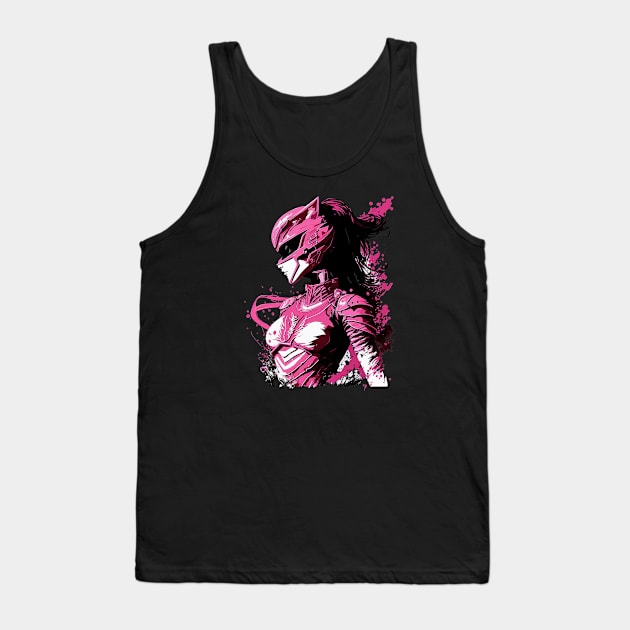 Pink Ranger Splash Tank Top by Dandzo